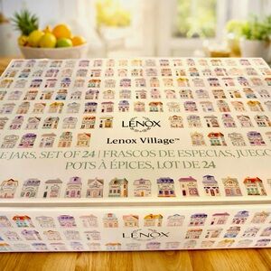 Lenox Spice Village 24-Piece Spice Jar Set - 2024 - New in Box!